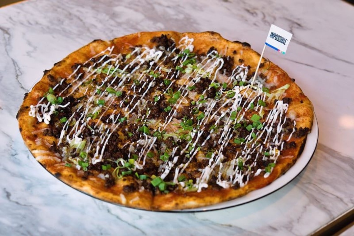 The Impossible Teriyaki Pizza from Pizza Express